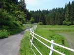 秋田河辺雄和自転車道　河辺戸島－上野台付近